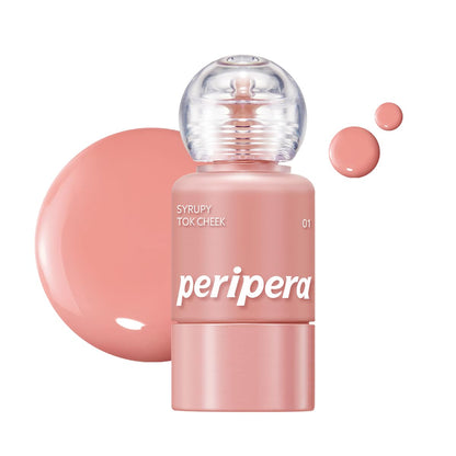 [PERIPERA] Syrupy Tok Cheek 01. Light Peach