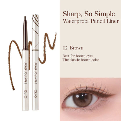 [CLIO] Sharp So Simple Waterproof Pencil Liner 02. Brown