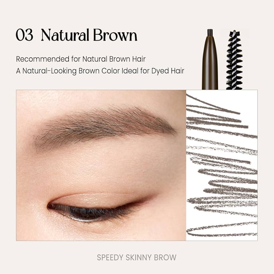 [PERIPERA] Speedy Skinny Brow 03. Natural Brown