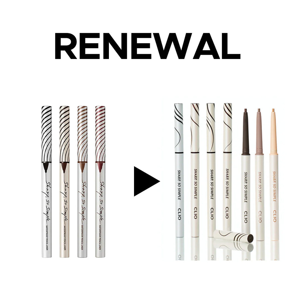 [CLIO] Sharp So Simple Waterproof Pencil Liner 01. Black