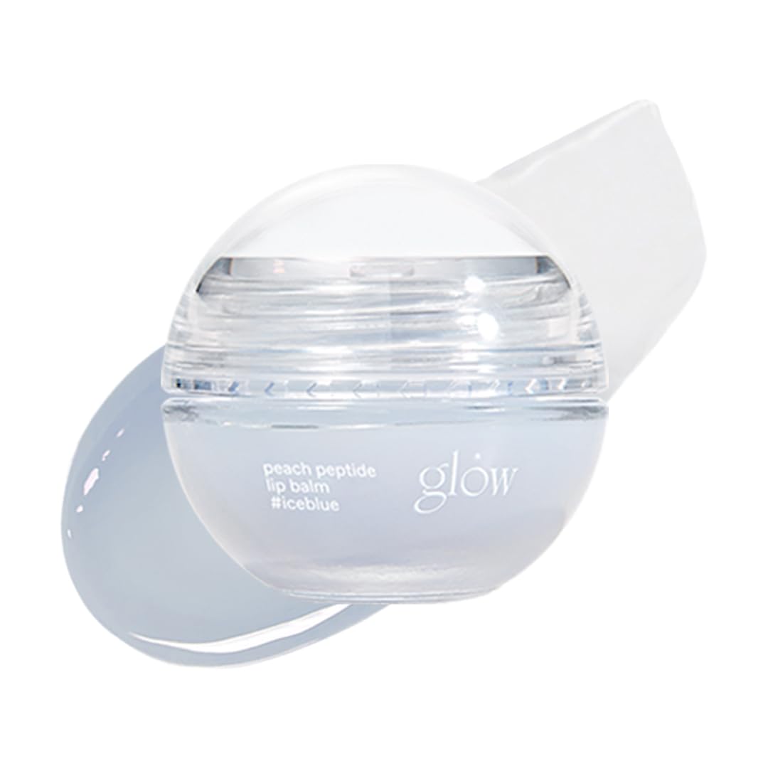 [GLOW] Peach Peptide Lip Balm #iceblue