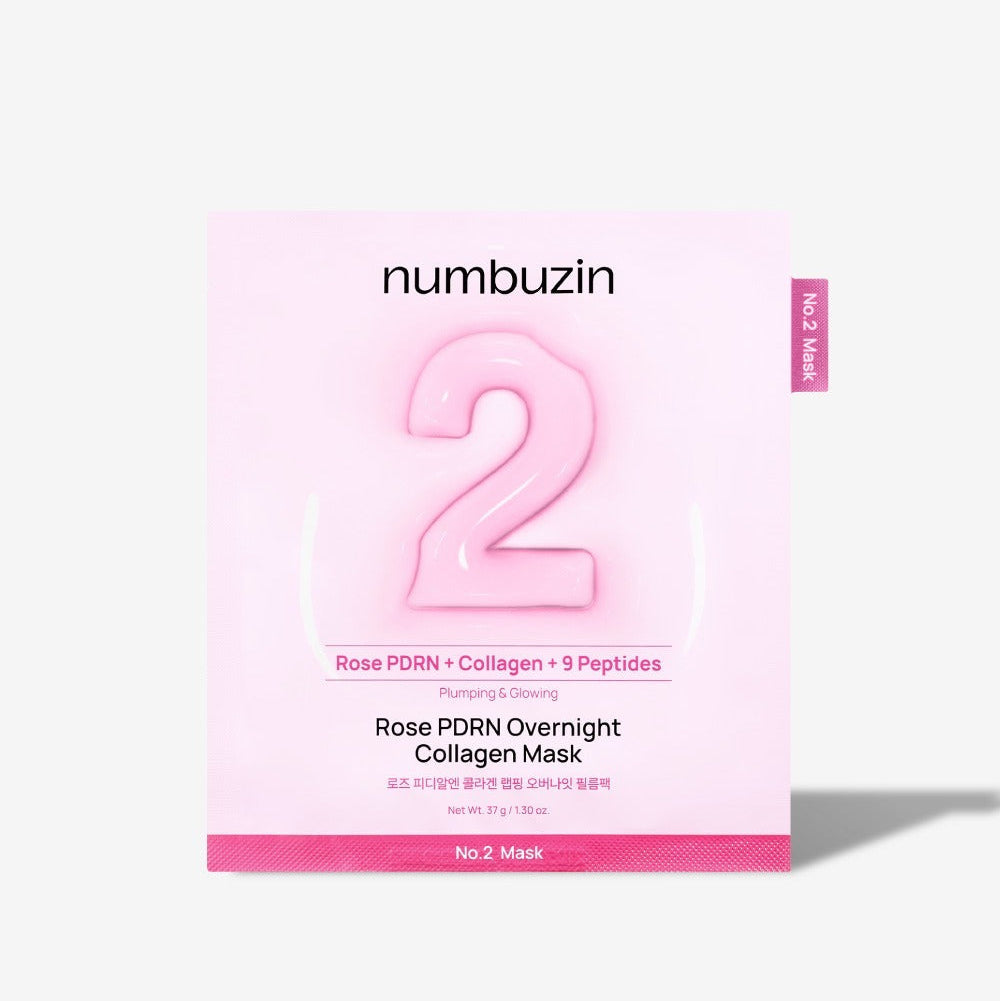[NUMBUZIN] No.2 Rose PDRN Overnight Collagen Mask 4ш