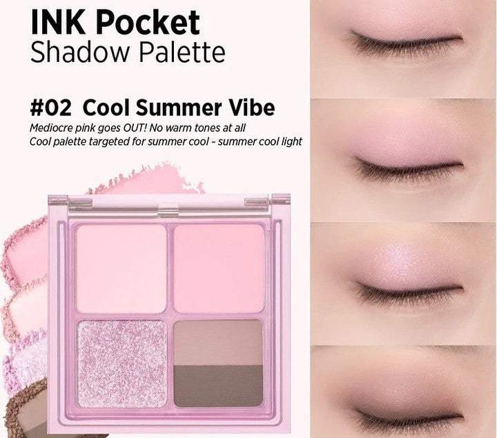 [PERIPERA] Ink Pocket Shadow Palette 002 Cool Summer Vibe