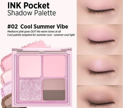 [PERIPERA] Ink Pocket Shadow Palette 002 Cool Summer Vibe
