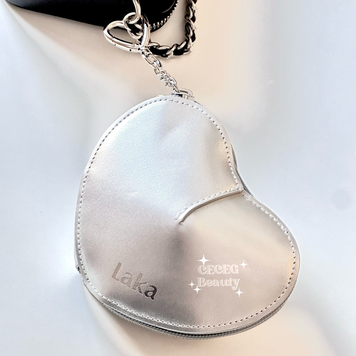 [LAKA] Heart Pouch Keyring