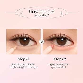 [PERIPERA] Sugar Twinkle Duo Eye Stick 04. Sunday Coral