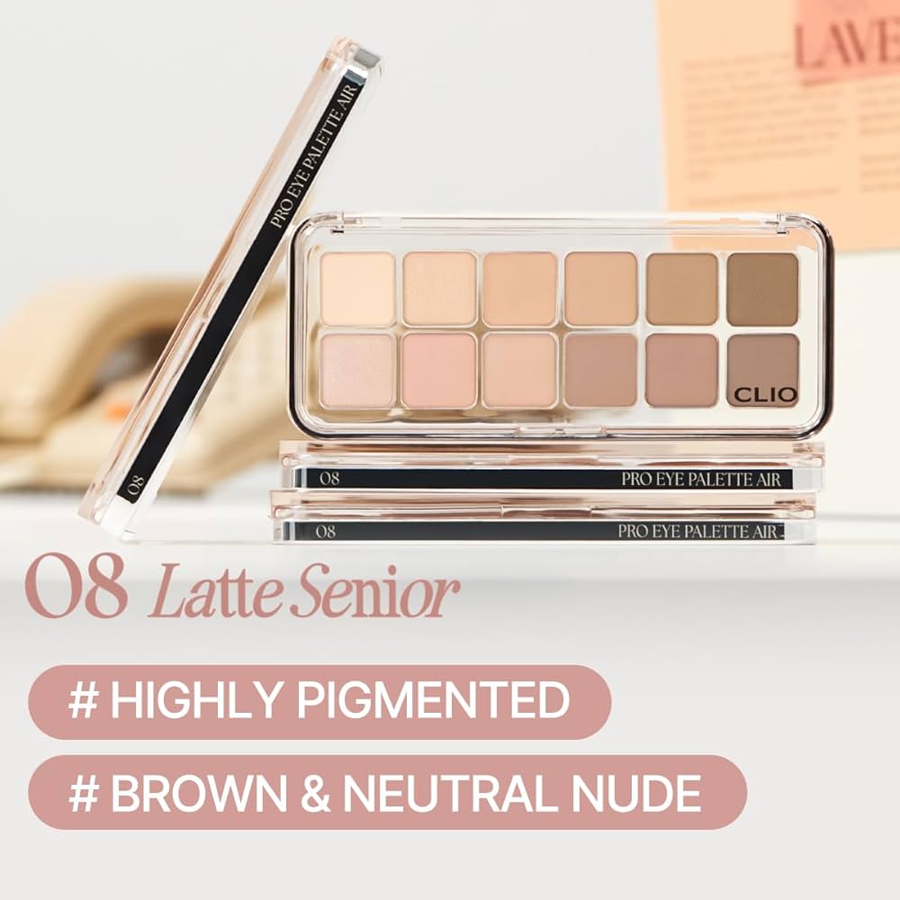 [CLIO] Pro Eye Palette Air 08 Latte Senior