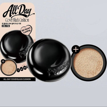 [FWEE] All Day Cover Black Cushion (Хайрцгандаа запастай)