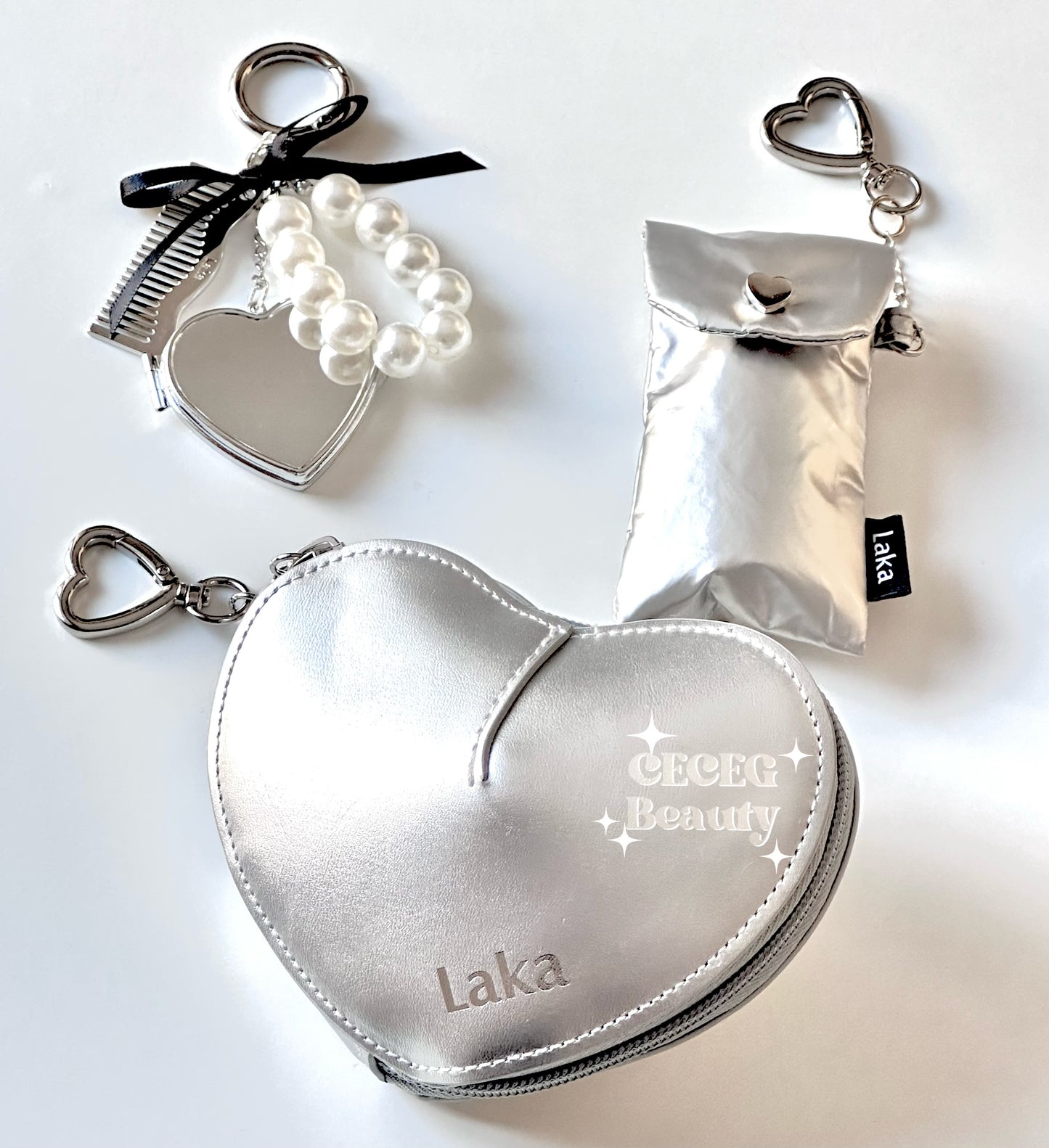 [LAKA] Haircomb Mirror Keyring