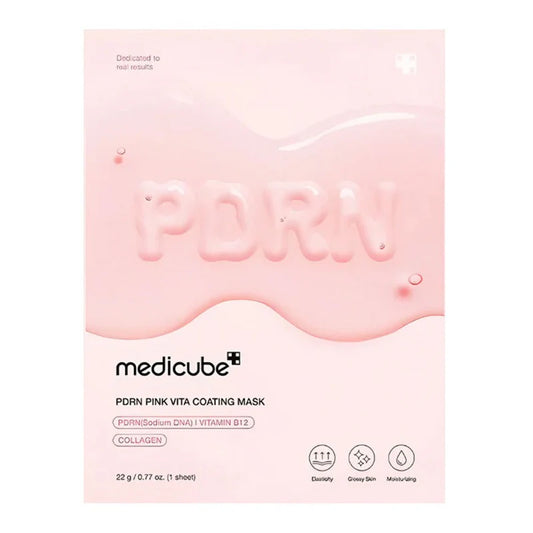 [MEDICUBE] PDRN PINK VITA COATING MASK 1ш
