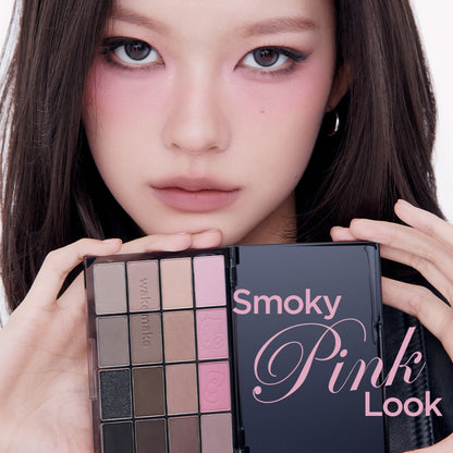 [WAKEMAKE] HELLO KITTY Soft Blurring Palette 28. Smoky Hush Blurring