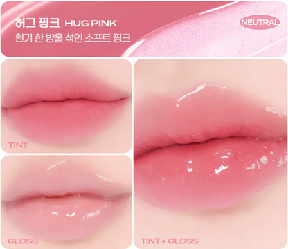 [IPKN] Personal Tone Tinted Gloss Duo Hug Pink
