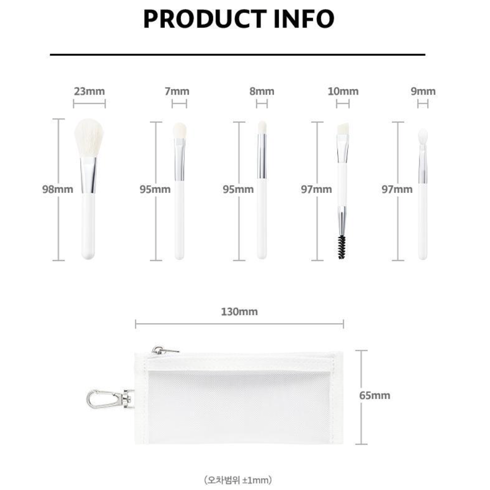 [OLIVEYOUNG] Mini Handy Brush Kit PREORDER
