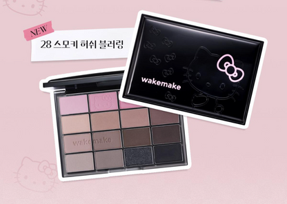 [WAKEMAKE] HELLO KITTY Soft Blurring Palette 28. Smoky Hush Blurring