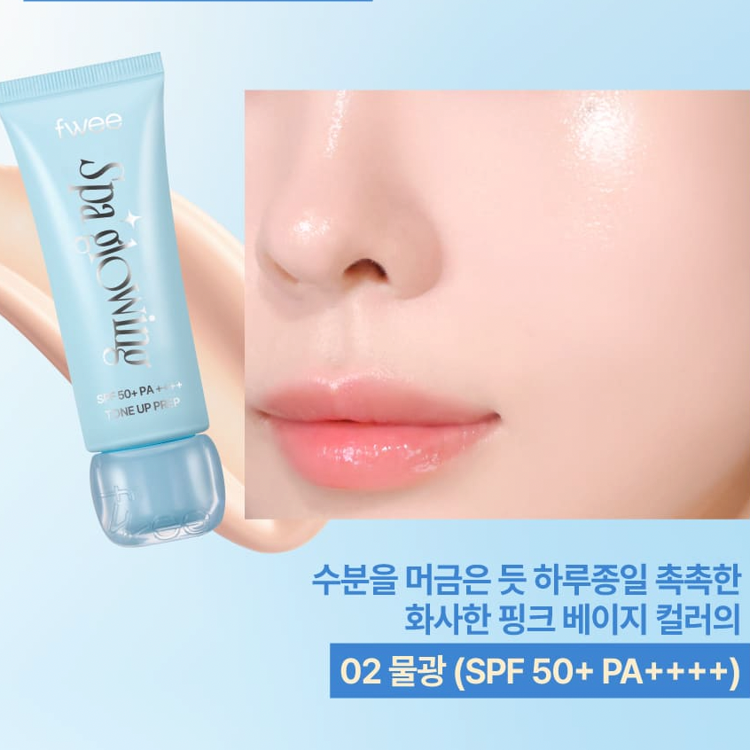 [FWEE] Spa Glowing SPF Tone-Up Prep 02 Wet Dewy 80g