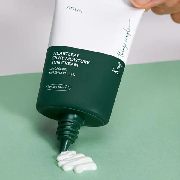 [ANUA] Heartleaf Silky Moisture Sun Cream 50ml