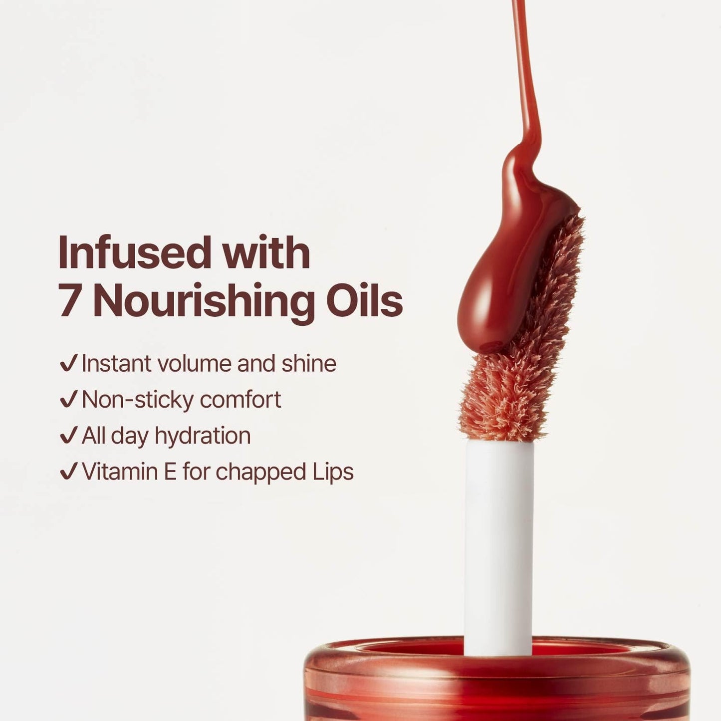 [FWEE] 3D Volumizing gloss A12. Cherry Cola 30% 5.3g