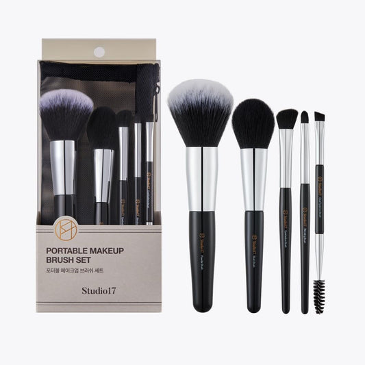 [STUDIO 17] Portable Makeup Brush Set