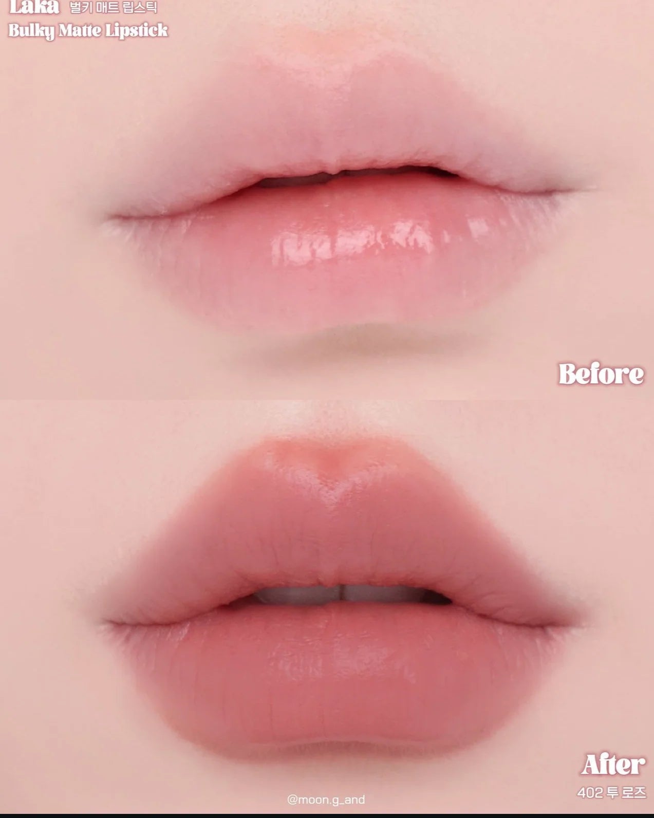 [LAKA] Bulky Matte Lipstick 402. To Rose