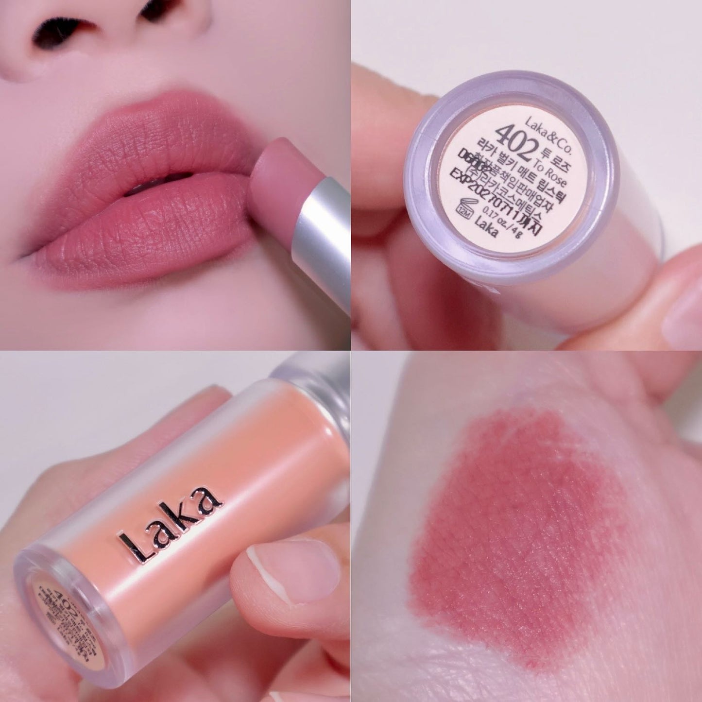 [LAKA] Bulky Matte Lipstick 402. To Rose